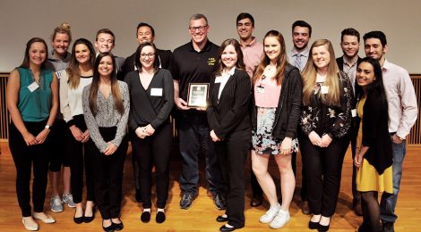‘LAB DAD’ STOKER HONORED AS MENTOR OF THE YEAR