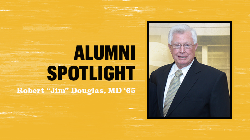 Robert “Jim” Douglas, MD ’65, graduate from the MU School of Medicine