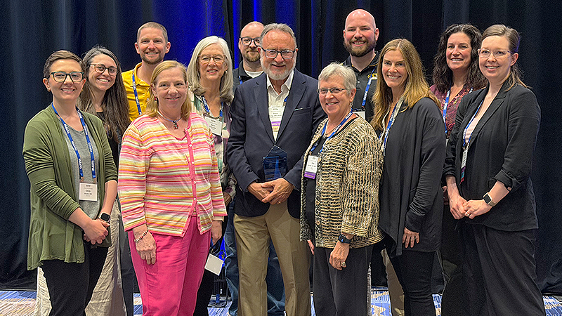 Steven Zweig, MD, MSPH award ceremony