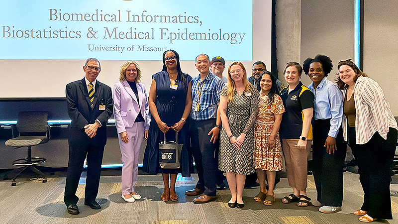 Marshanna Gresham, senior business operations associate in the University of Missouri School of Medicine Department of BBME