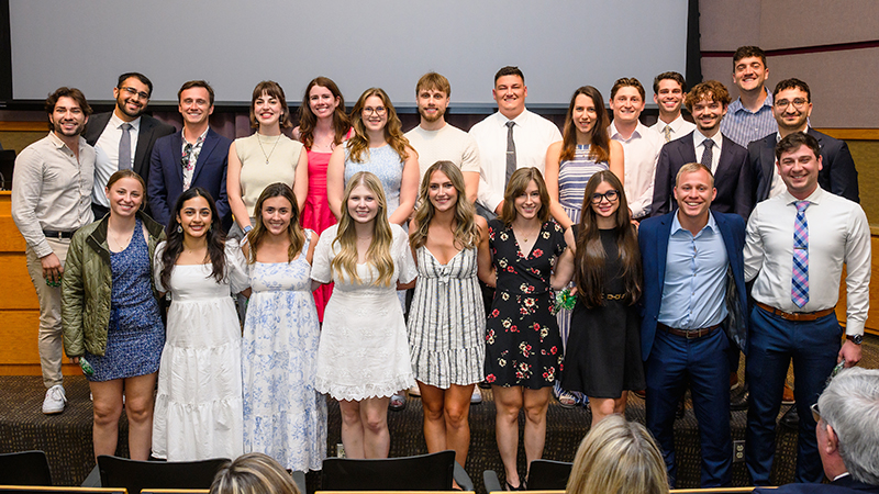 AOA Honor Medical Society inductees