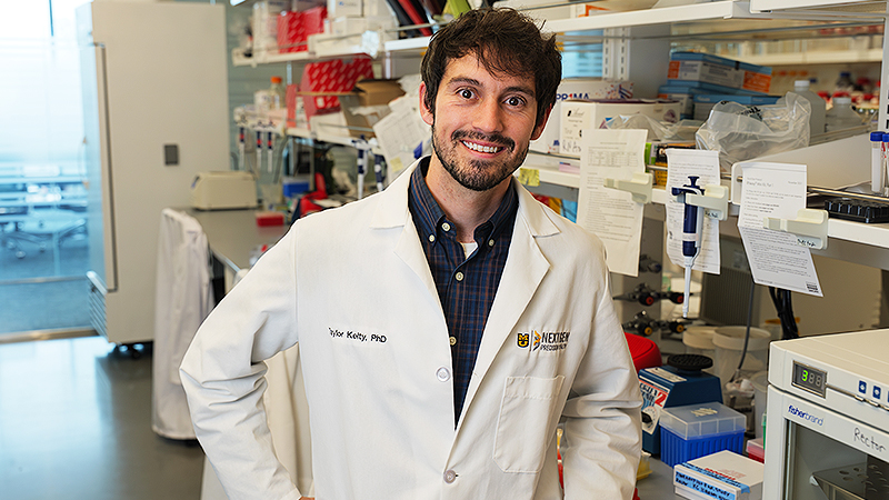 Taylor Kelty, PhD, a research assistant professor at NextGen Precision Health