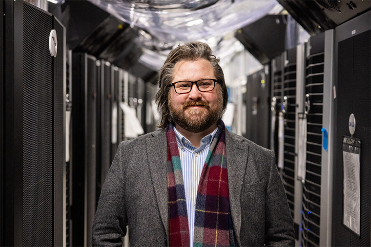 Cassidy works with Hellbender, Mizzou’s collection of high-powered supercomputers.