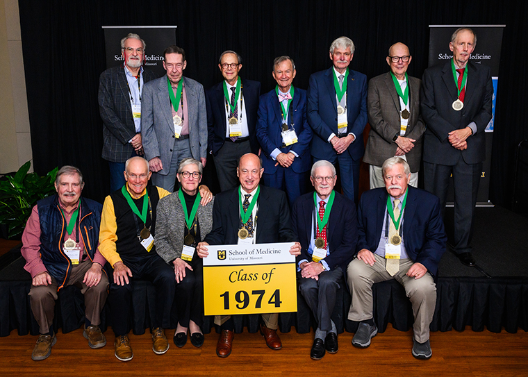 12 MU School of Medicine graduating classes celebrated their reunions at this year’s Physicians Alumni Weekend, including members of the Class of 1974.