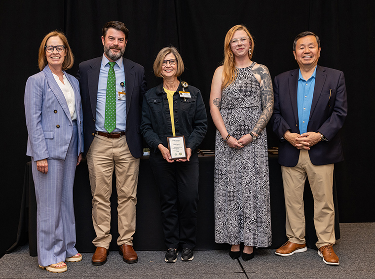 Laurie Pelster, award winner