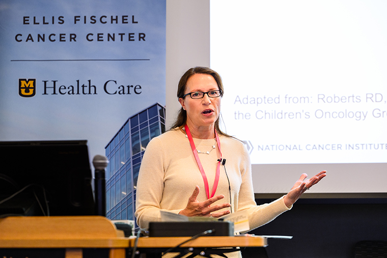 Dr. LeBlanc served as this year's Cancer Center Collaborations lecture keynote speaker.