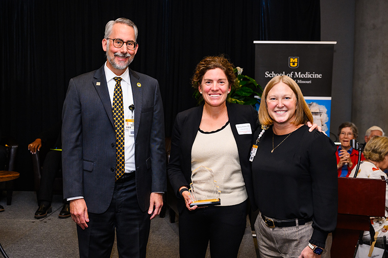 Tiffany Bohon, MD, was the recipient of this year’s Young Physician Award.