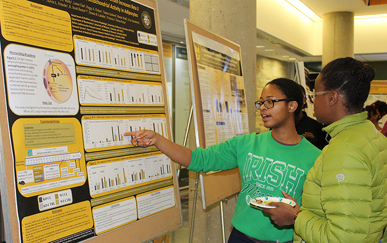 MSD Scholars presented drafts of their posters at this year’s ABRCMS conference