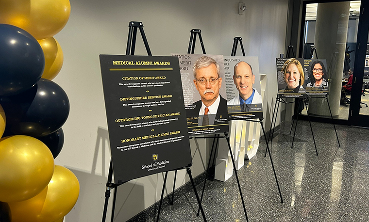 Alumni poster display