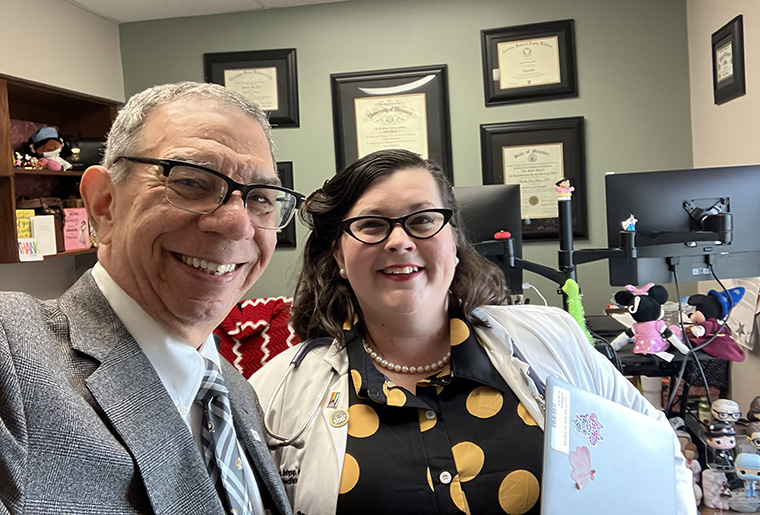 Dr. Barohn meets Dr. Shipp.