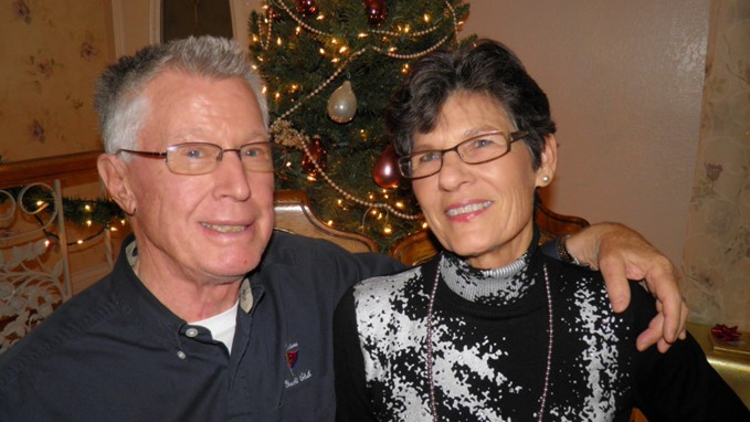 Dr. Douglas (left) and his wife, Betty (right), have generously donated to the School of Medicine since 2010.