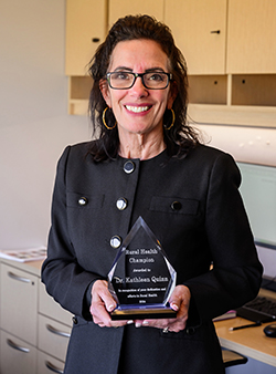 Quinn was the recipient of the Missouri Department of Health and Senior Services “Rural Health Champion Award” in December 2024.