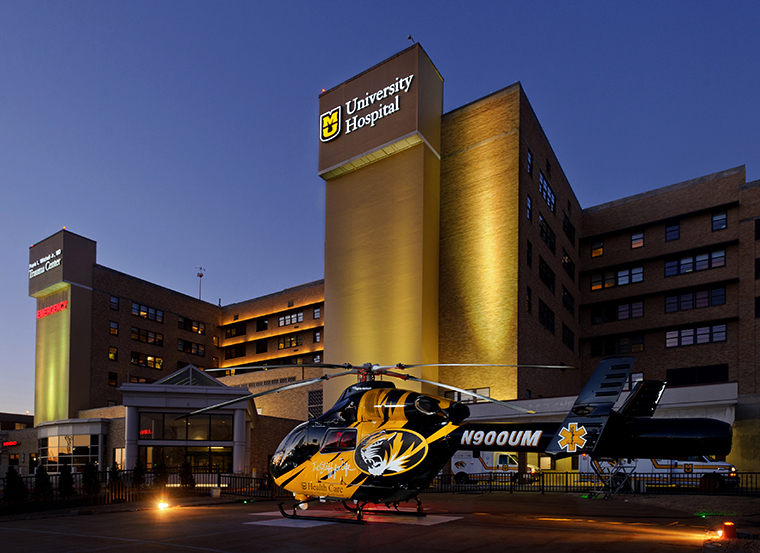 University Hospital helicopter