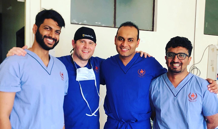 Dr. Tyler Ellis and Dr. Sumit Gupta in India