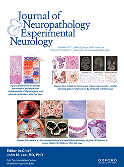 November 2022 Journal of Neuropathology Experimental Neurology cover