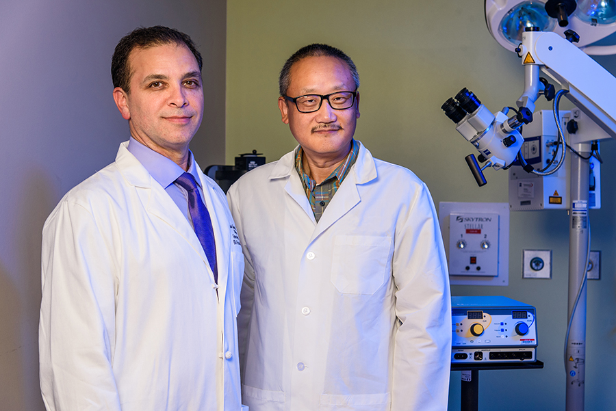 Gary Yao, PhD  Department of Bioengineering  Mark Hunter, MD  Department of Gynecologic Oncology