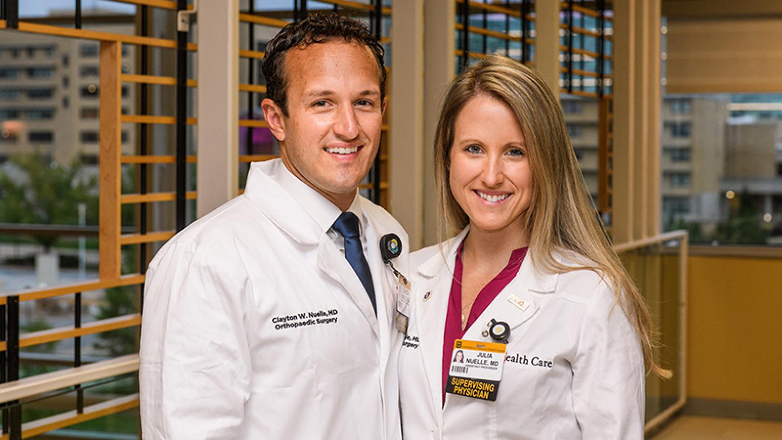 Drs. Clayton and Julia Nuelle