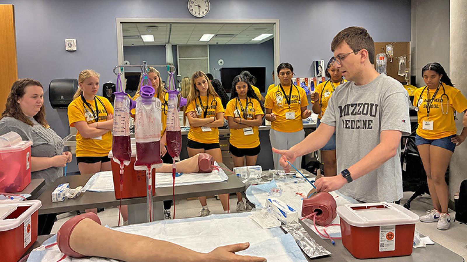 2026 Mizzou Mini Med School demonstration