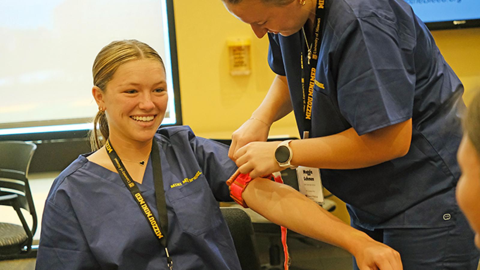2026 Mizzou Mini Med School blood draw