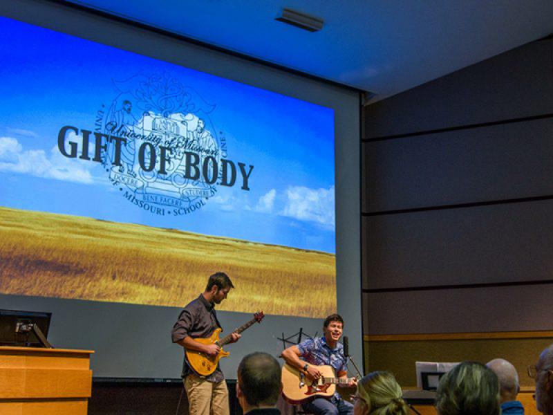 The Gift of Body Commemoration Ceremony at the MU School of Medicine.