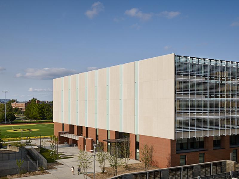 Exterior photo of the Patient-Centered Care Learning Center at the MU School of Medicine.