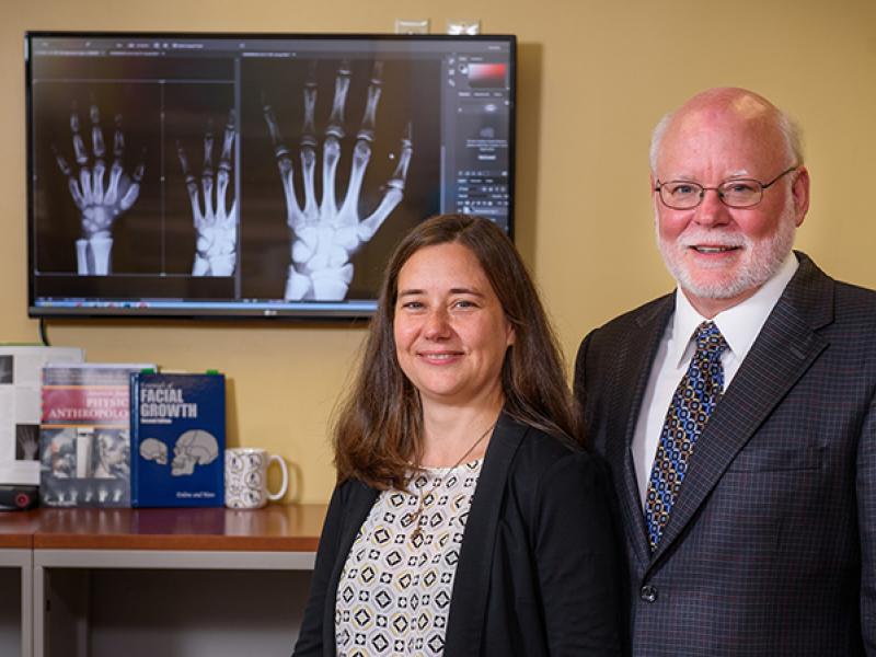 Dana Duren, PhD, Director of Orthopaedic Research and Dr. Sherwood, Richard J.