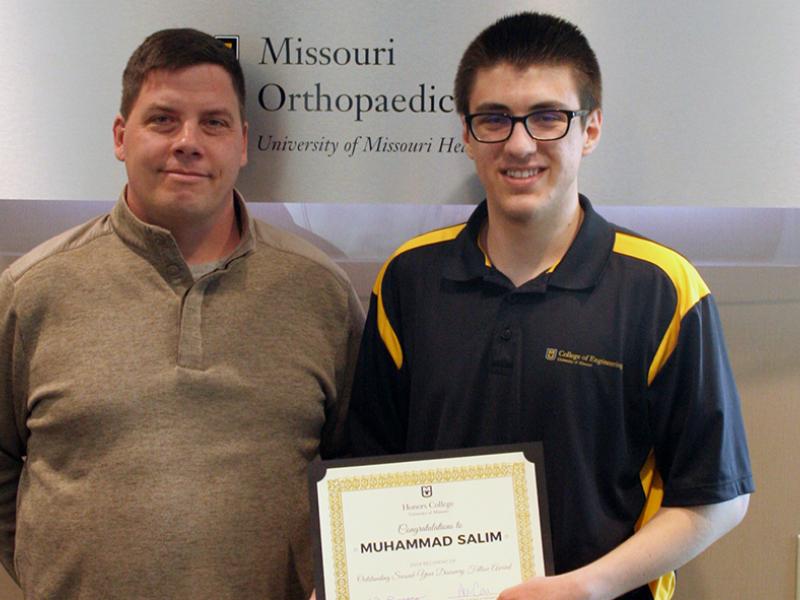 Missouri Orthopaedics student award