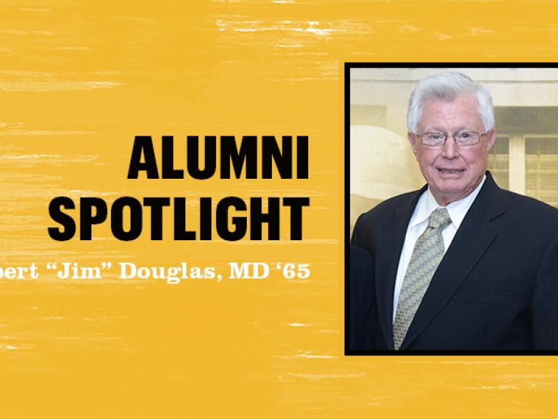 Robert “Jim” Douglas, MD ’65, graduate from the MU School of Medicine