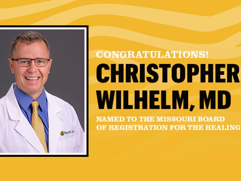 Christopher Wilhelm, MD, associate professor in the Department of Pediatrics