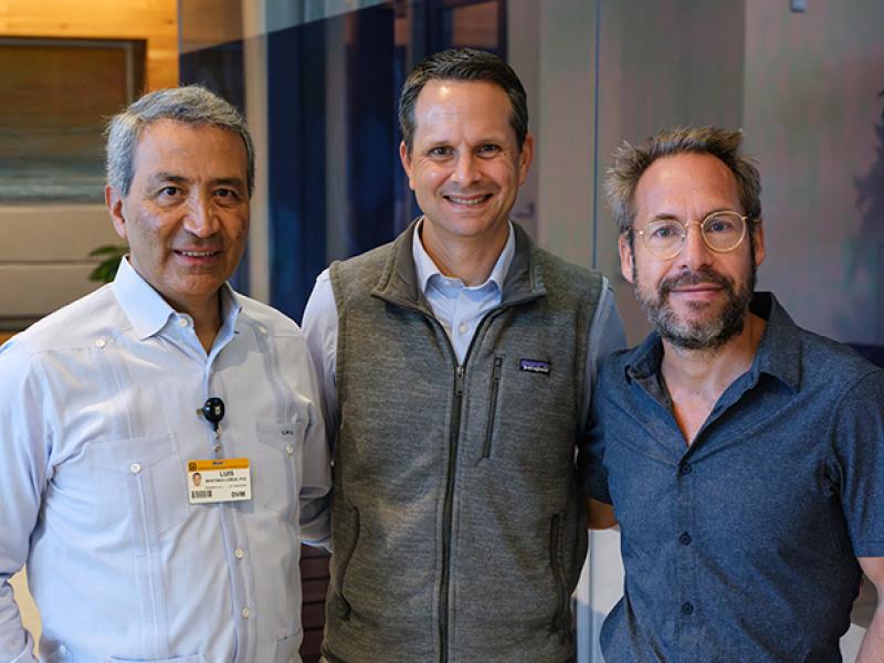 MU Researchers Luis Martinez-Lemus, DVM, PhD, Shawn Bender, PhD and  Jaume Padilla, PhD