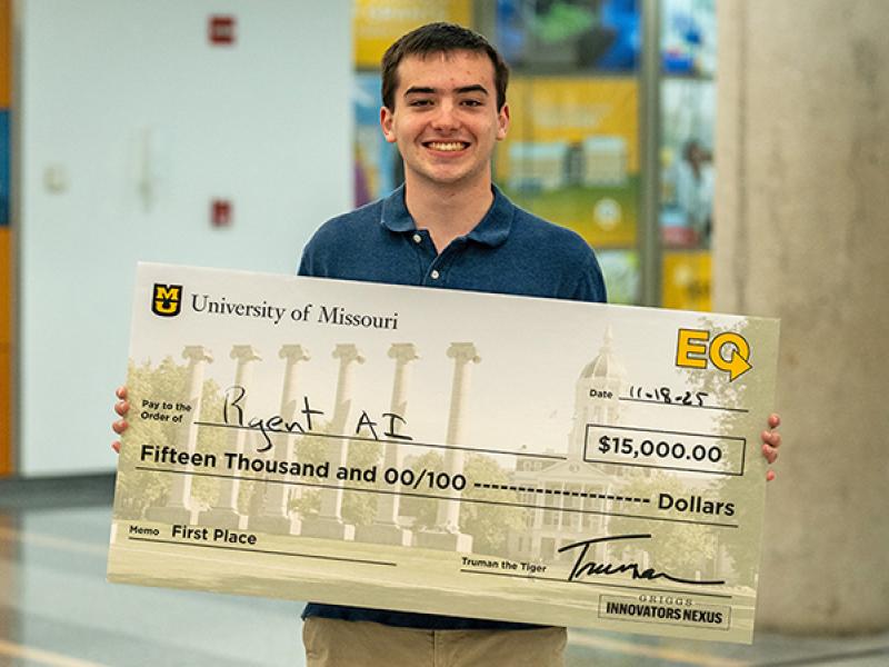 Nathan Bresette, a doctoral student in the Informatics PhD Program