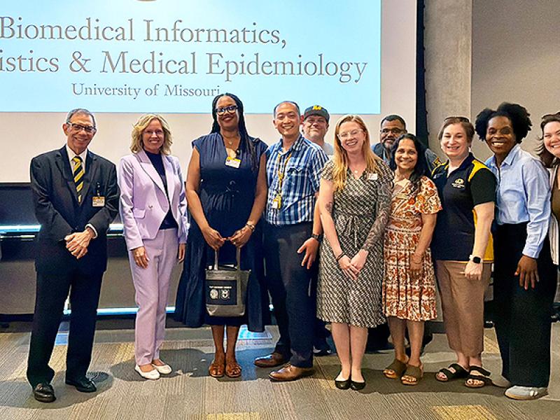 Marshanna Gresham, senior business operations associate in the University of Missouri School of Medicine Department of BBME
