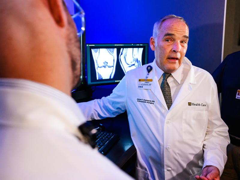James Stannard, chair of orthopaedic surgery 
