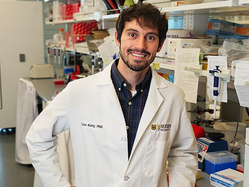 Taylor Kelty, PhD, a research assistant professor at NextGen Precision Health